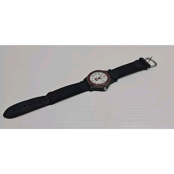 Swiss Army Watch Mens W/ MTL Logo and OEM Strap Needs Battery W94
